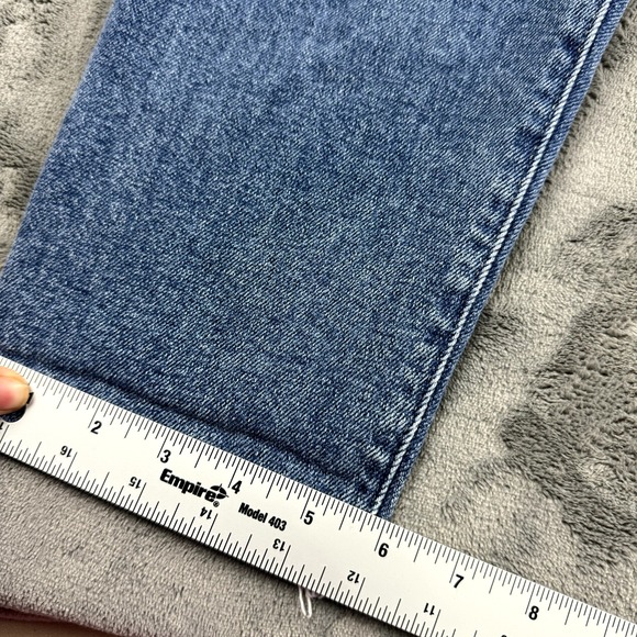 Hollister Jeans Womens Size 7 Ultra High Rise Mom Tapered Belted 27" Paper Bag - Picture 4 of 12